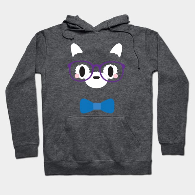 Nerdy Alpaca Hoodie by anji